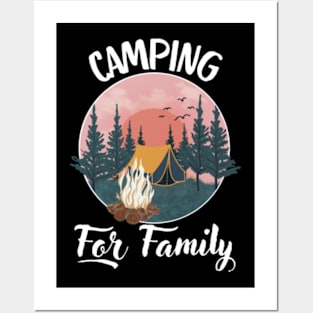 Camping-For-Family Posters and Art